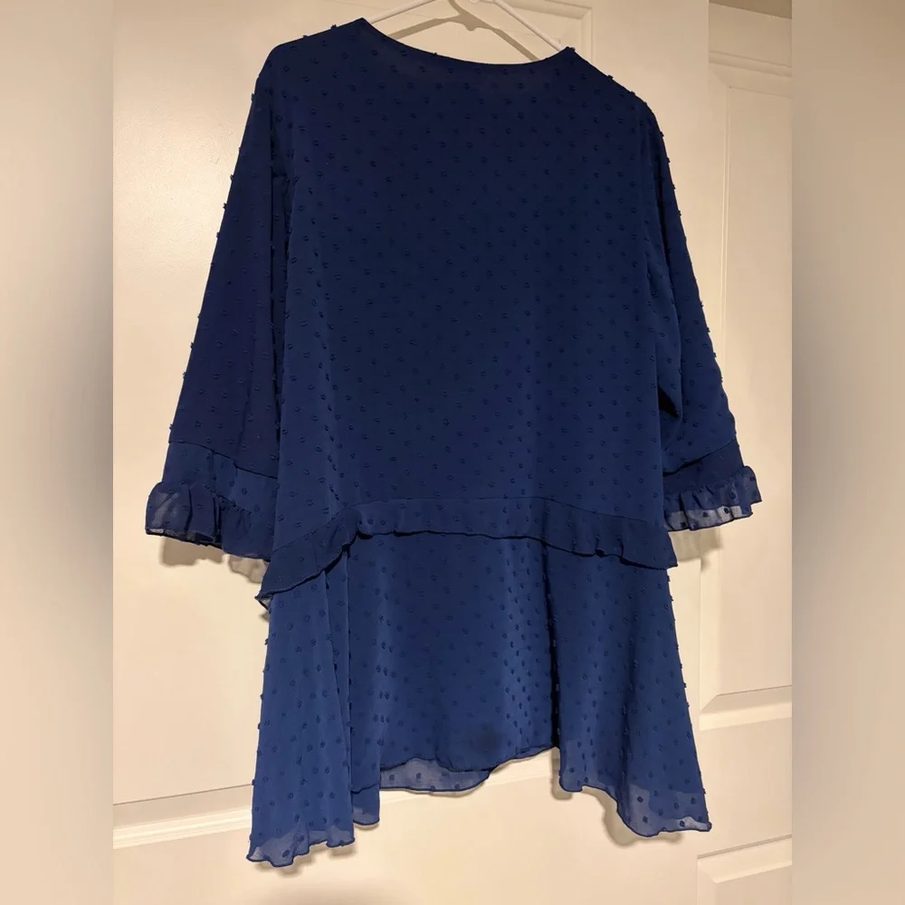 Lulu-B Deep Blue Top - Picture 5 of 7